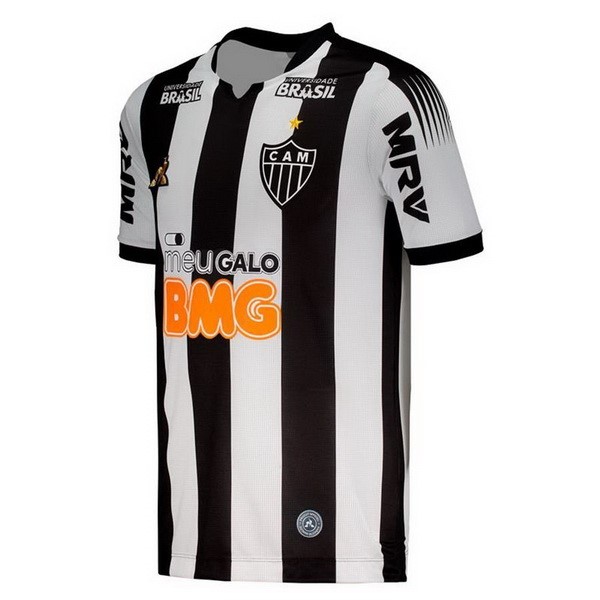 Tailandia Camiseta Atlético Mineiro 1ª Kit 2019 2020 Negro Blanco
